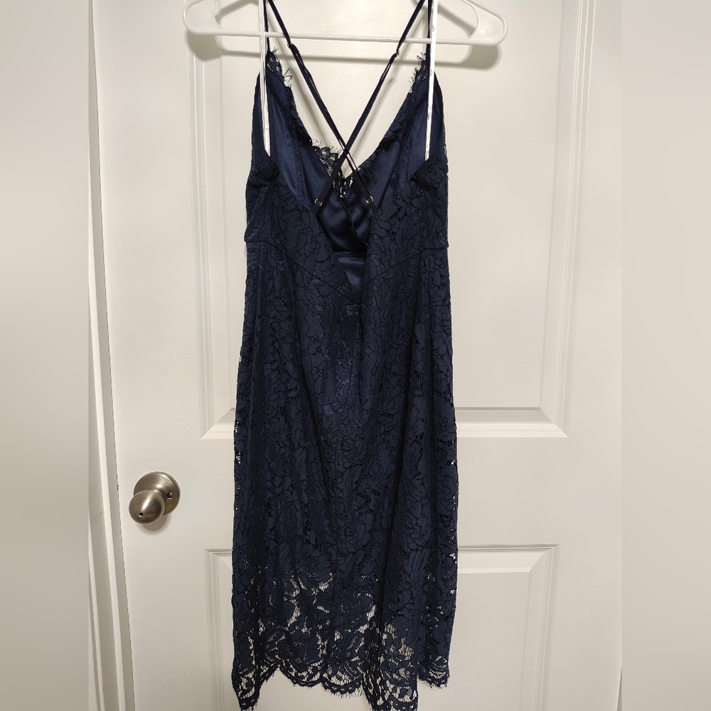 Navy Lulu's "Flirting with Desire" dress